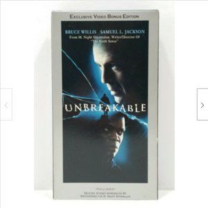 Unbreakable (VHS, 2001, Bonus Edition) 4724E1M